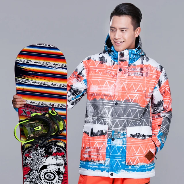 Cheap 2016 Man Ski Jacket Windproof Waterproof Skiing Camping Hiking Outdoor Wear Warm Clothing Gsou Snow Coat Male Thermal