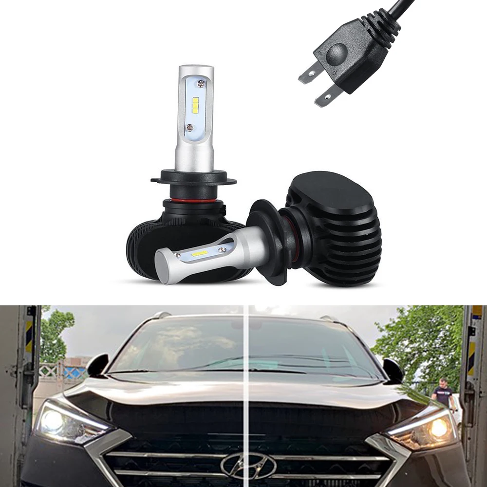 Combo H11 H8 H9 LED Headlight+Fog Light for 2016-2017 Toyota Tacoma 6000K White