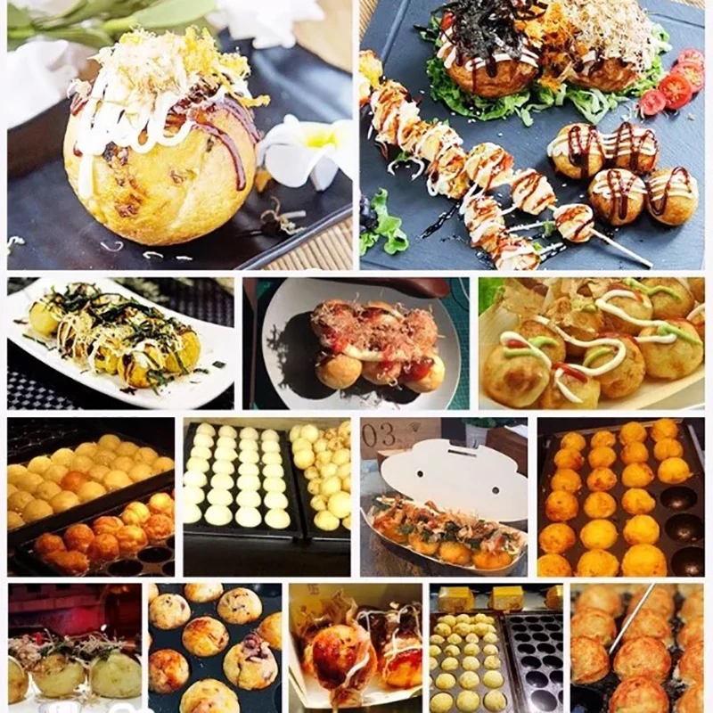 Газовое устройство для приготовления такояки Коммерческая Машина Takoyaki двойная