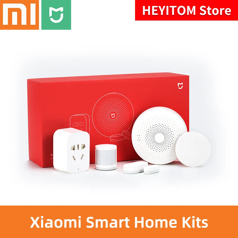 

Original Xiaomi Smart Home Kits Gateway Version 2 Door Window Sensor Human Body Wireless Switch Humidity Zigbee Socket MI home