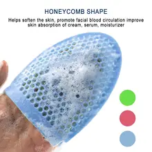 1 шт. сотовые перчатки очищающие силиконовые глубокие отшелушивающие прецизионные очищающие пор удаляет угревую щётку