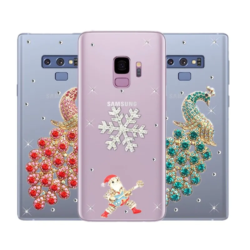 Чехлы для телефонов Samsung Galaxy J6 J4 Plus с бриллиантами чехлы J2 j6 J3 J8 2018 J7 Duo neo J5 j3 Grand Prime