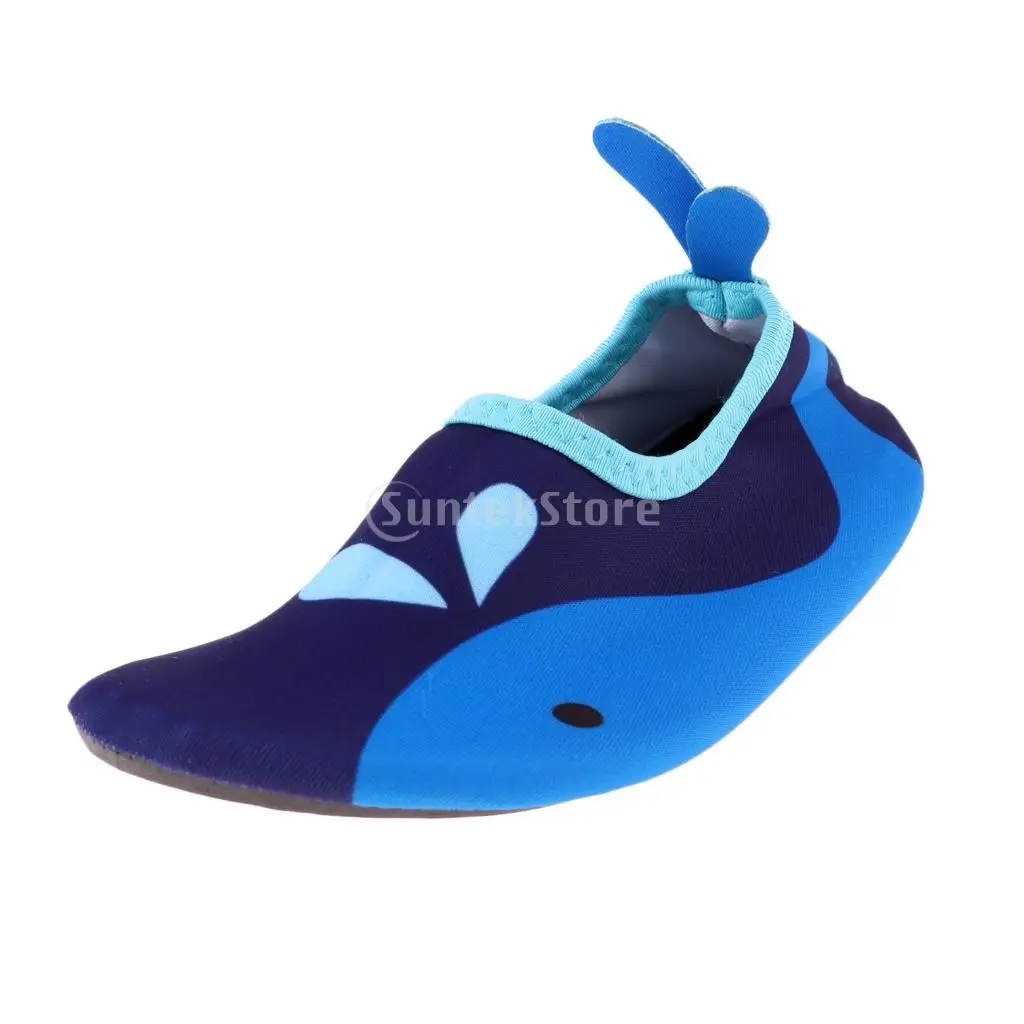 Unisex Kids Children Water Shoes Beach Swimming Pool Surf Aqua Socks - Soft, Comfortable, Breathable & Quick Dry - All Sizes