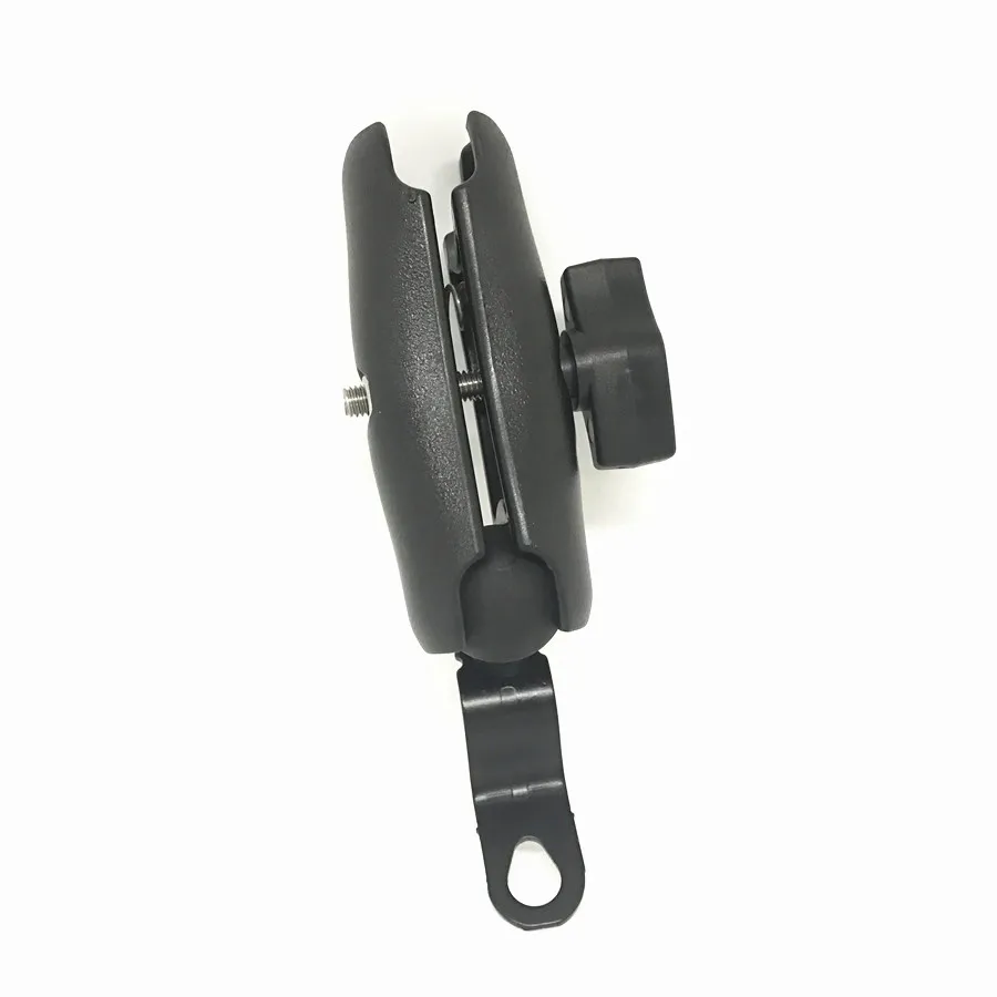 Держатель заднего вида для мотоцикла, держатель для крепления шара с двумя разъемами, с 1 дюймовым креплением для gopro Garmin для Ram