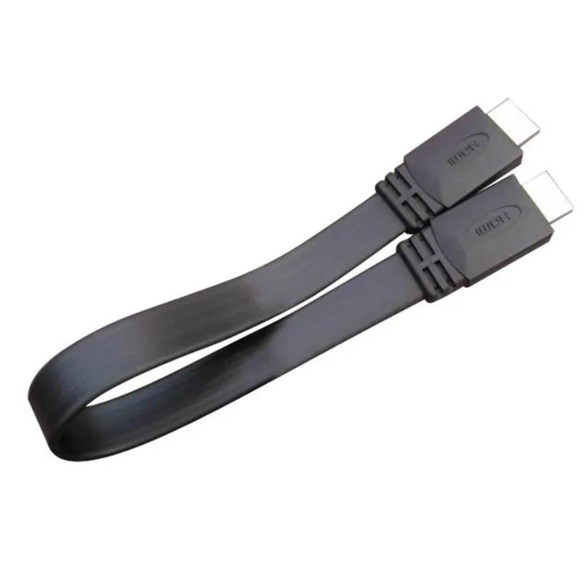 Расширенный 2018 HDMI кабель Новый высокоскоростной 0 3 m 1.4a к плоский 1 4 V 1080P HD Ethernet 3D