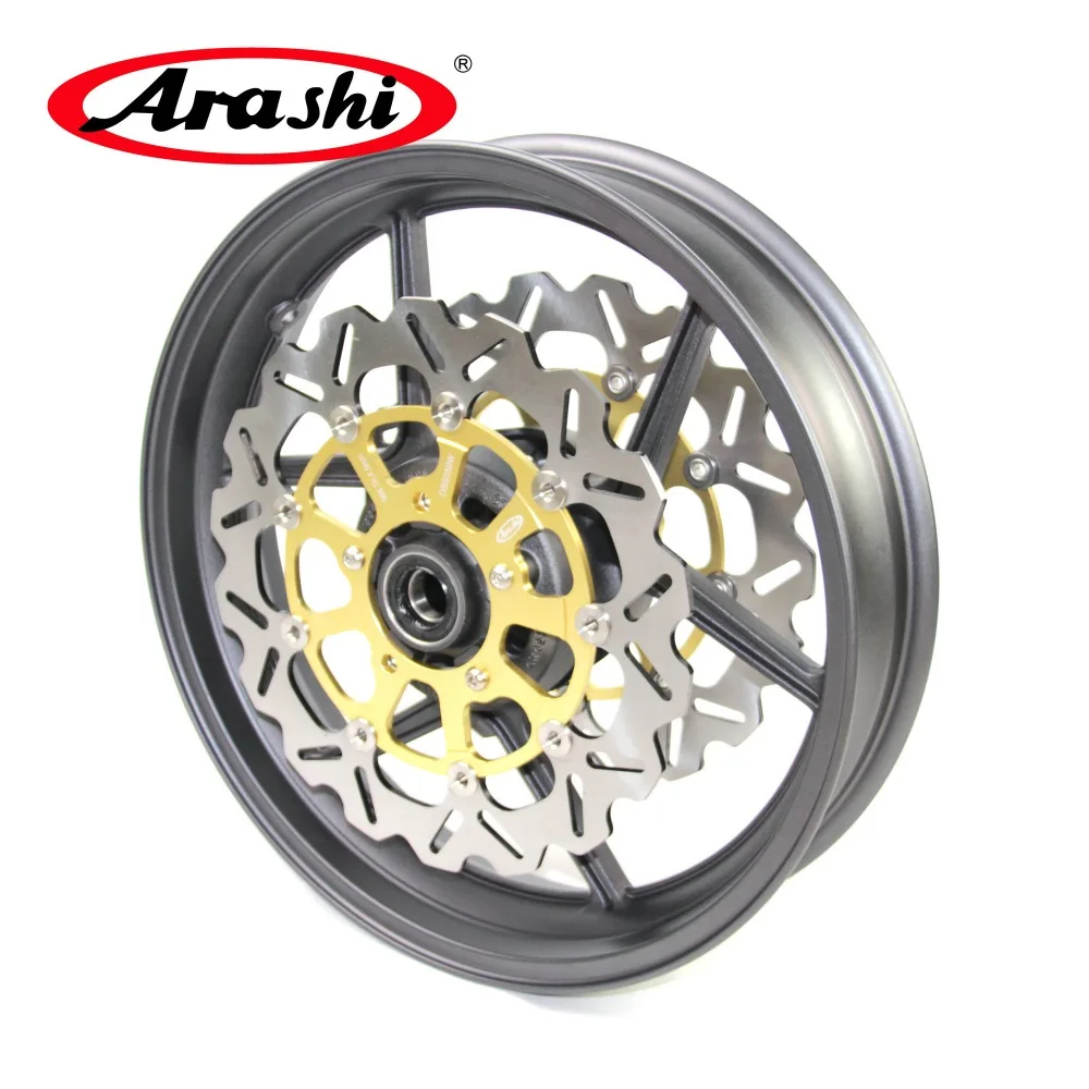 Передний диск тормозного диска Arashi Z750 07 08 для KAWASAKI Z 750 2007 2008 ZX6R ZX10R NINJA матовые
