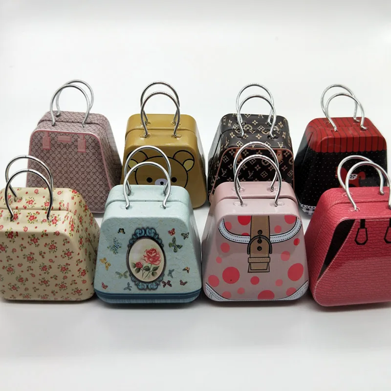 

10PCS/LOT Doll Accessories Metal Luggage Mini Suitcase For Dolls