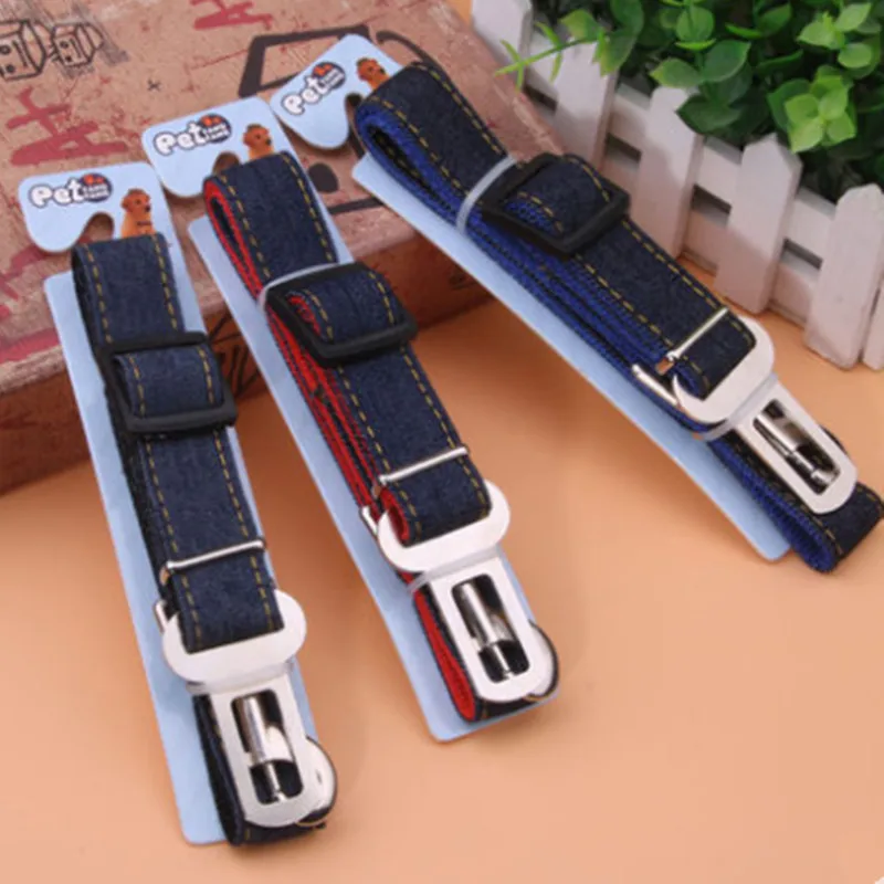 

Pet Safety Care Dog Cat Vehicle Car Seat Belt Seatbelt Harness Lead Clip Pet Cat Dog Safety
