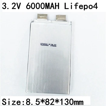 

8pcs/lot 3.2v 6Ah Lifepo4 8582130 10C Rechargable Battery for Battery Pack Mid Drive Bike Motor Solar Power System Golf Carts