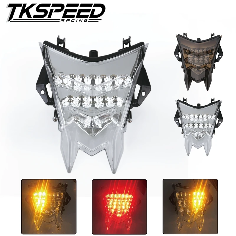 

Motorcycle LED Break Stop Tail Light Plastic Smoke Lens Turn Signal Light Rear Lamp Support For BMW S1000RR 2010 2011-2015