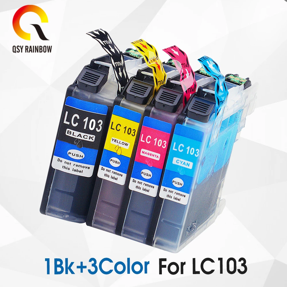 CMYK поставляет 5 совместимых с LC 103XL чернильных картриджей для родительских