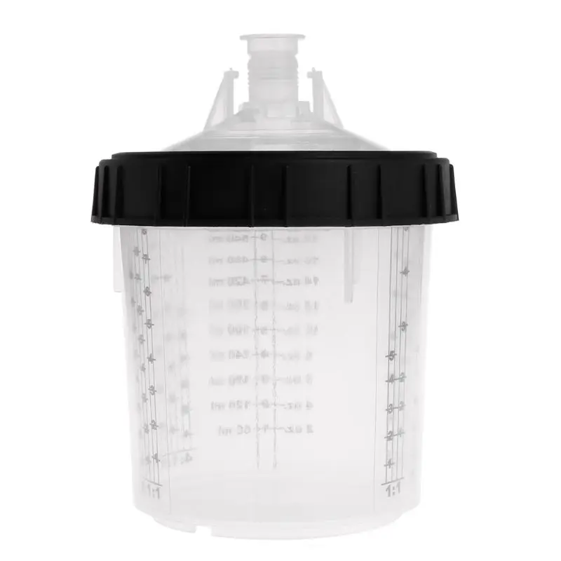 

Paint Mixing Cup PPS Type H/O Quick Cup Hard Cup Inner Cup Lids 600ml Spray Gun