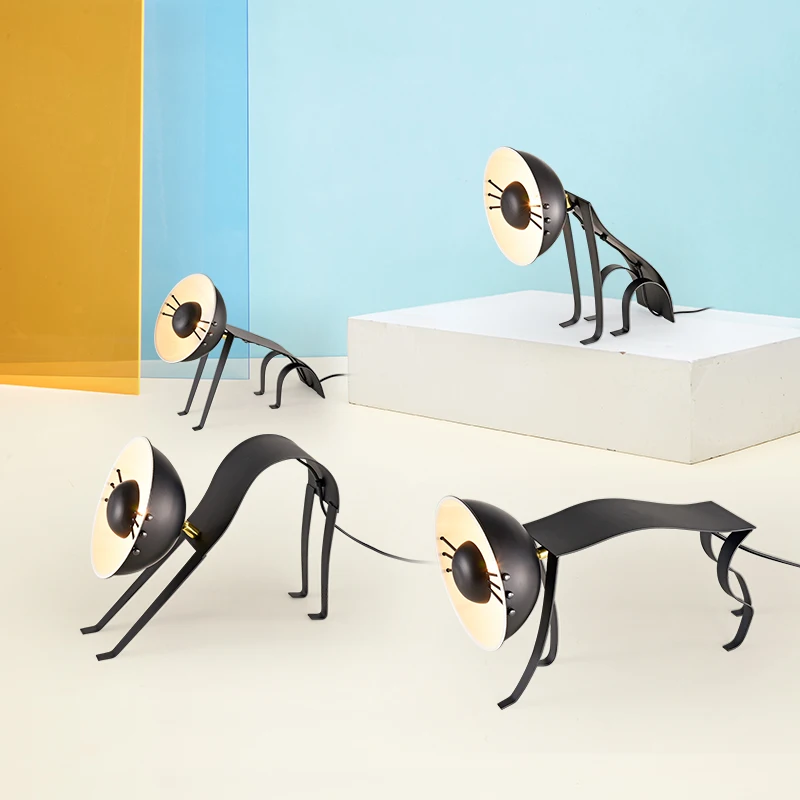 

2019 hot sale creative animal shape design metal modern table lamp for home decoration