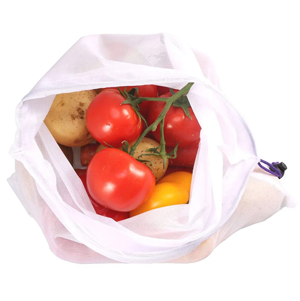 Новые продукты многоразовые сумки экологичные для покупок овощей фруктов