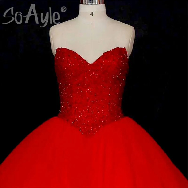 SoAyle 2016 vestido де феста Свадебные Платья Длиной до пола Узелок С Плеча Милая
