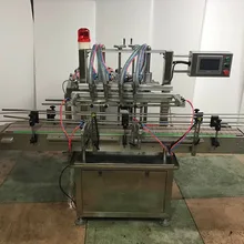 Автоматическая четырехконфорочная автомат для розлива жидкостей(автомат для розлива жидкостей, оборудование для розлива воды, машина для наполнения соком