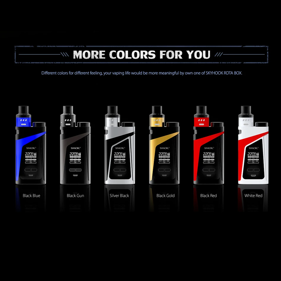 Оригинальный набор SMOK Alien Skyhook RDTA электронная сигарета вейп бокс мод испаритель 220