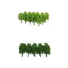40 Pieces 8cm 1:150 N Scale Plastic Model Trees Railroad Landscape Scenery  model trees to decorate building model, roadway, 6