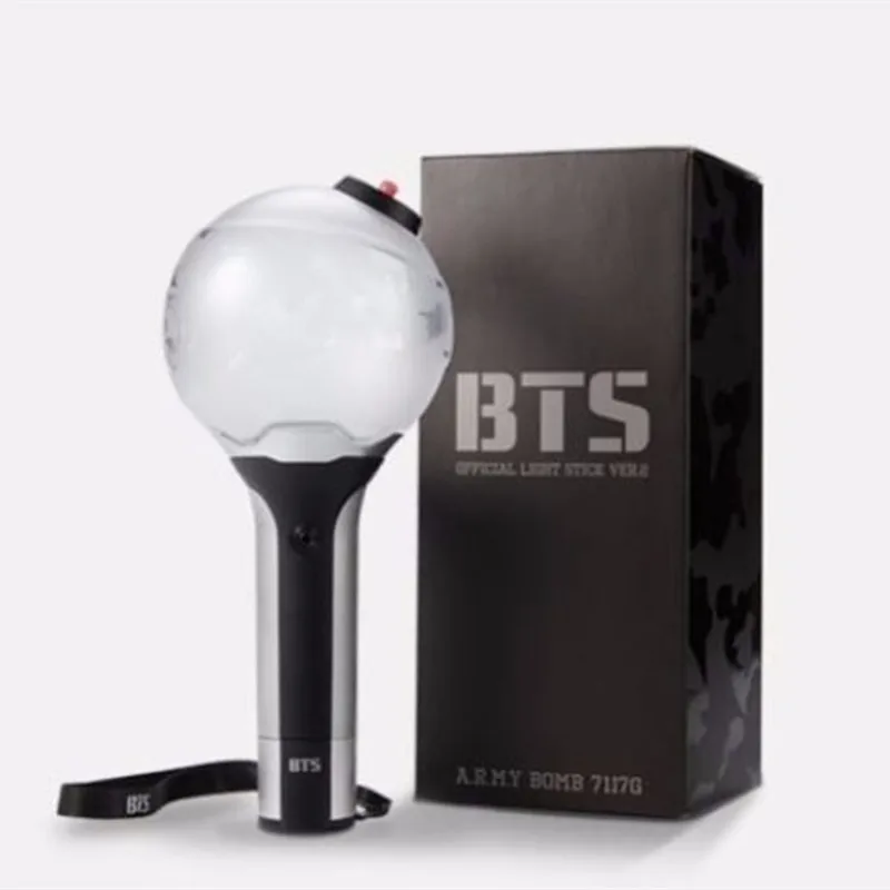 

SGDOLL Korea KPOP Suga V JIMIN Lightstick Ver.1 Keychain Lamp Bomb Concert For Fans Gift Collection Light Stick Toy New Fashion