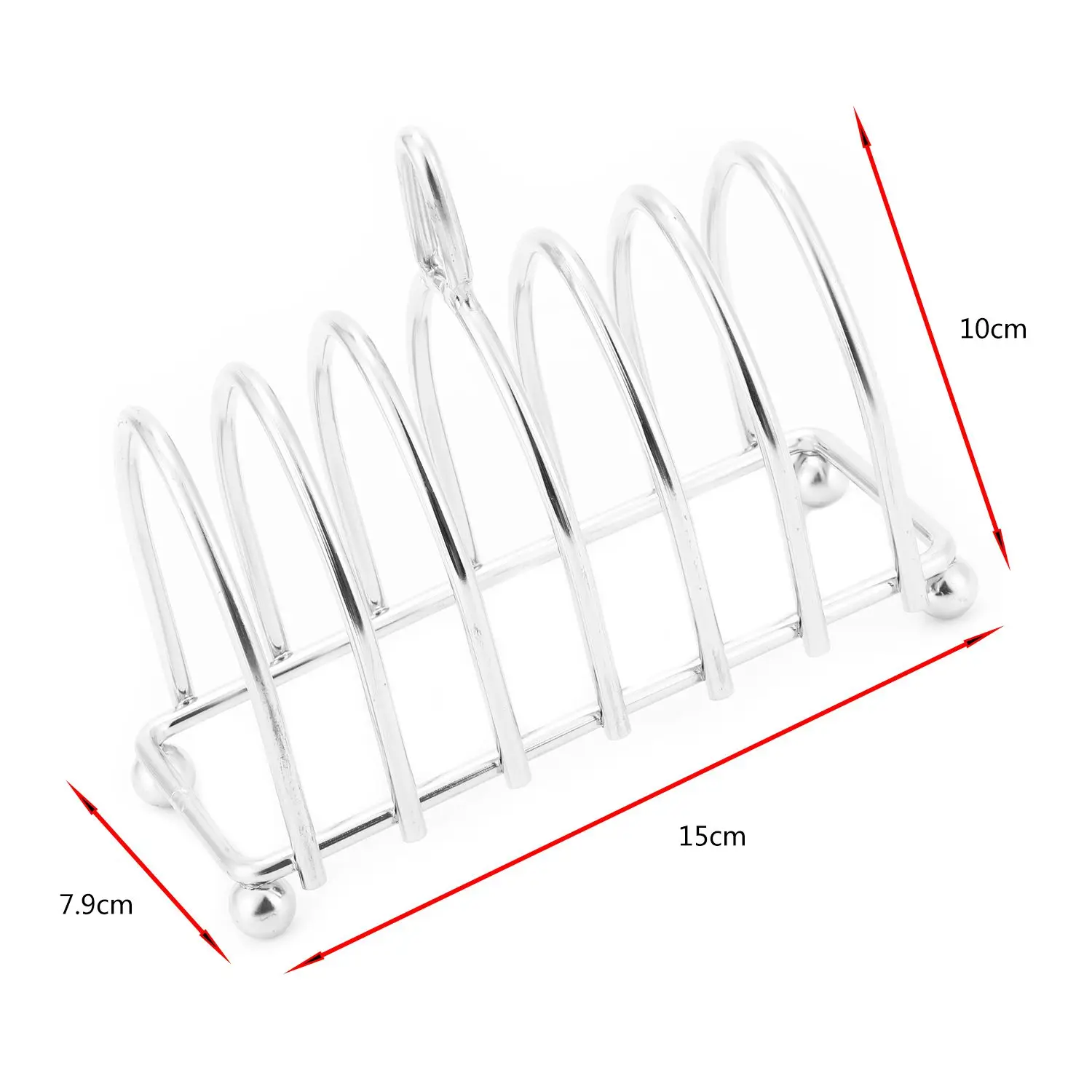 High Quality Stainless steel bread rack.6 Slice Toast Rack