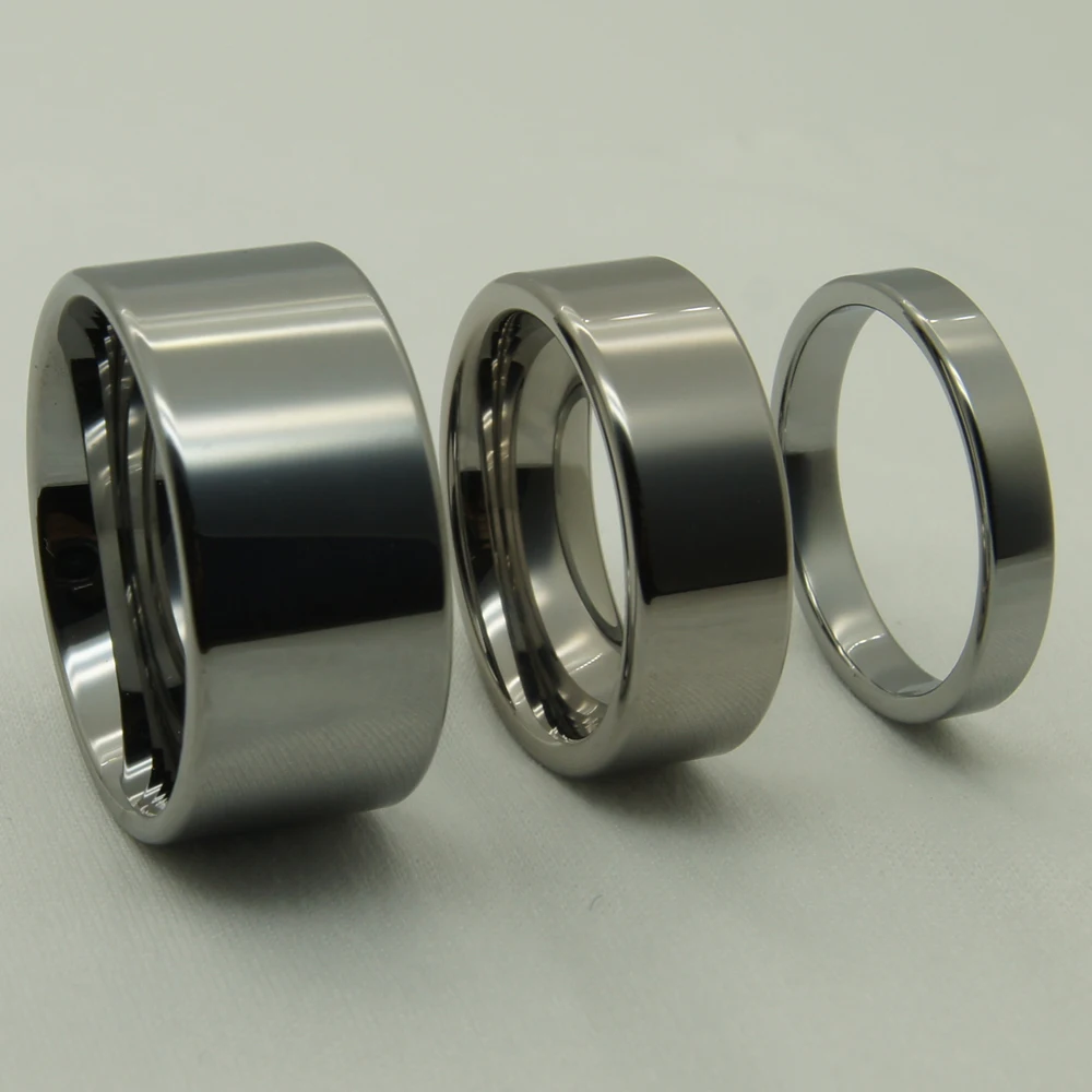 

8mm pipe cut hi-tech scratch proof wedding tungsten ring 1pc