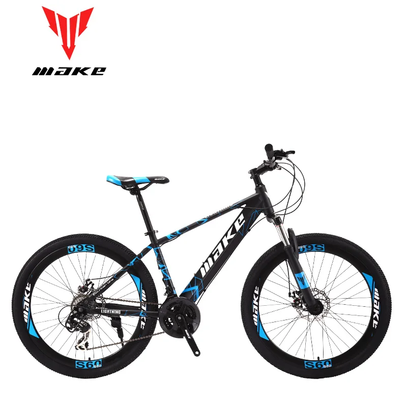Clearance Make steel frame, mountain bike 26 wheel, 24 speed SHIMANO MTB 3