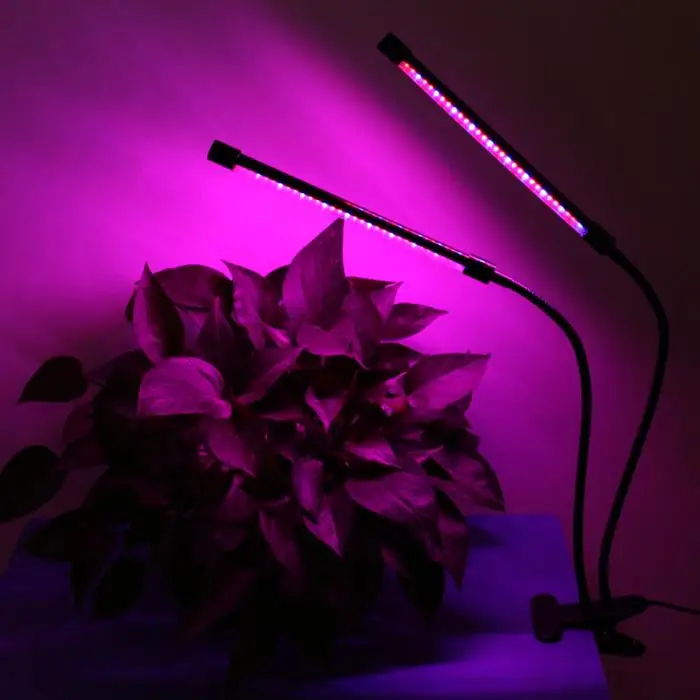 Светодиодный завод расти свет лампы Dual Head для внутреннего парниковых цветок семян Садоводство-M25
