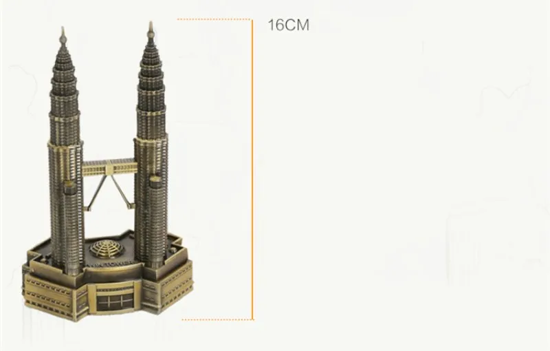 NOOLIM Malaysia Petronas башни близнецы Металлические ремесла мир знаковые здания