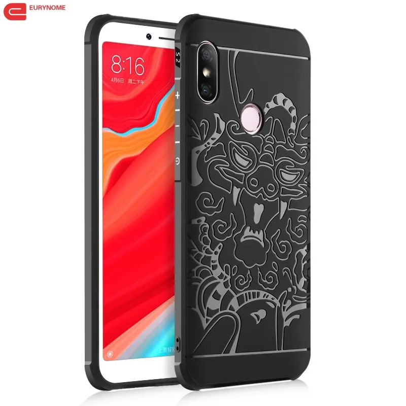 

Cover For Xiaomi Redmi S2 Case Dragon Shield Protector Soft Silicon Cover Case For Xiaomi Redmi S2 Redmi Y2 india Screen Film