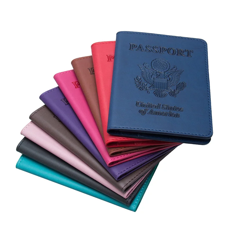 

etaofun Men Travel USA Passport Cover Women USA Passport Holder American Cose for Passports Girls Case Passport Wallet