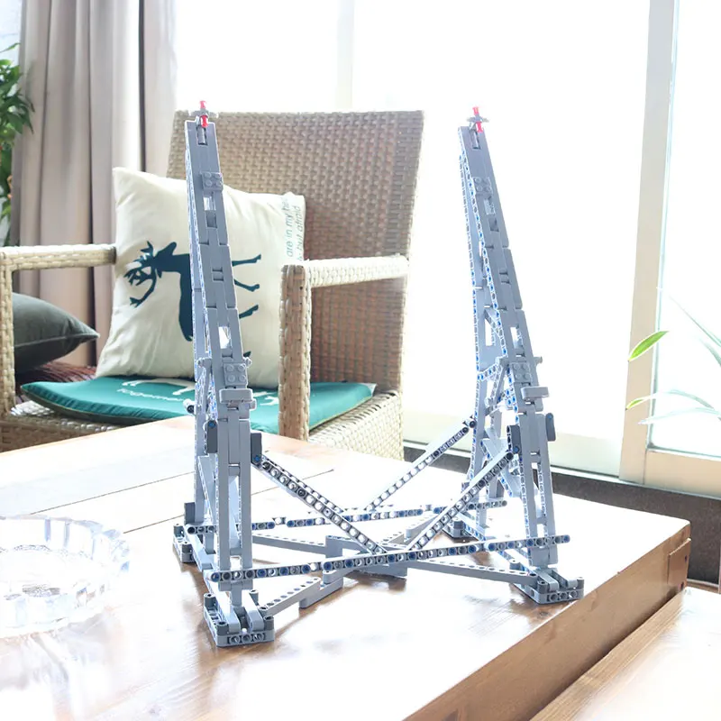 

MOC Millennium Falcon Vertical Display Stand Compatible with No.05132 and No.75192 Ultimate Collector's Model with Paper Manual