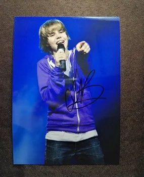

hand signed Justin Bieber autographed photo 5*7 inches free ship 11201801