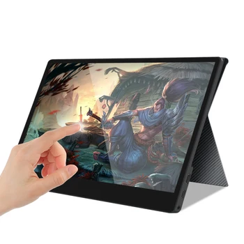 

15.6 inch 1080P With Type-C and Touch Screen Mirrorin portable LCD monitor HDR ultra slim display for Mac/PC/smart phone/PS4