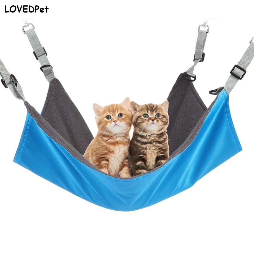 

PINK Kitten Cat Hammock Winter Waterproof blue Hanging Soft Bed Small Animal Chair House Kitty Pet Swing hamac chat Pet Supplies