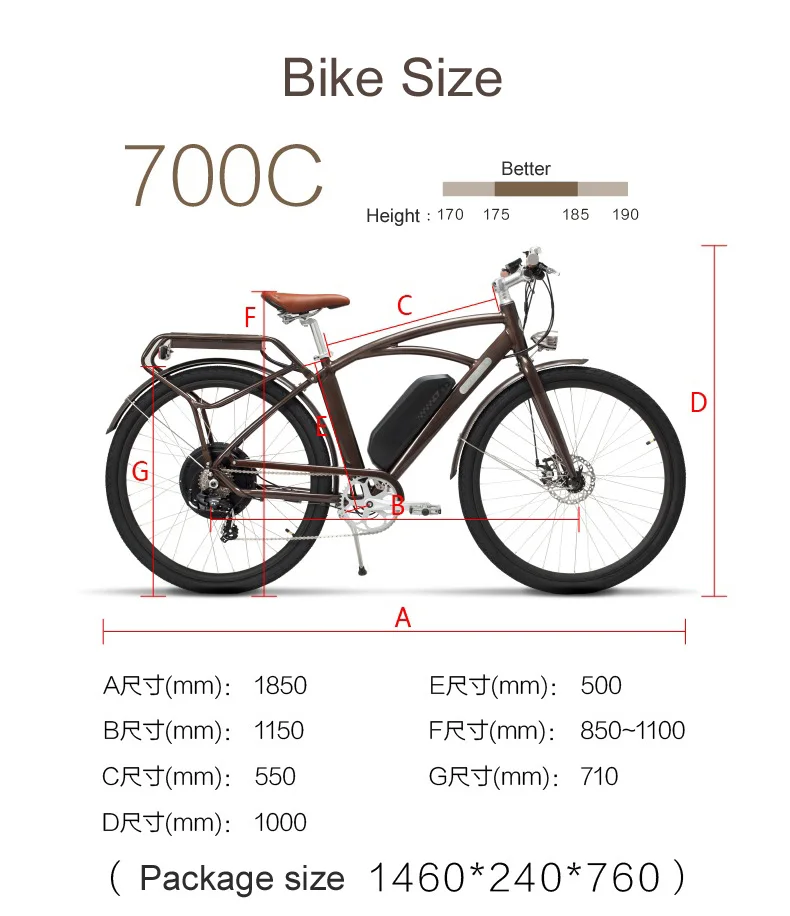 Discount COMET 7 Speed Ebike 700C Retro City Bike 5 PAS Electric Bike 48V 13Ah 400W Strong Li-ion Battery with LCD Display Long Endurance 11