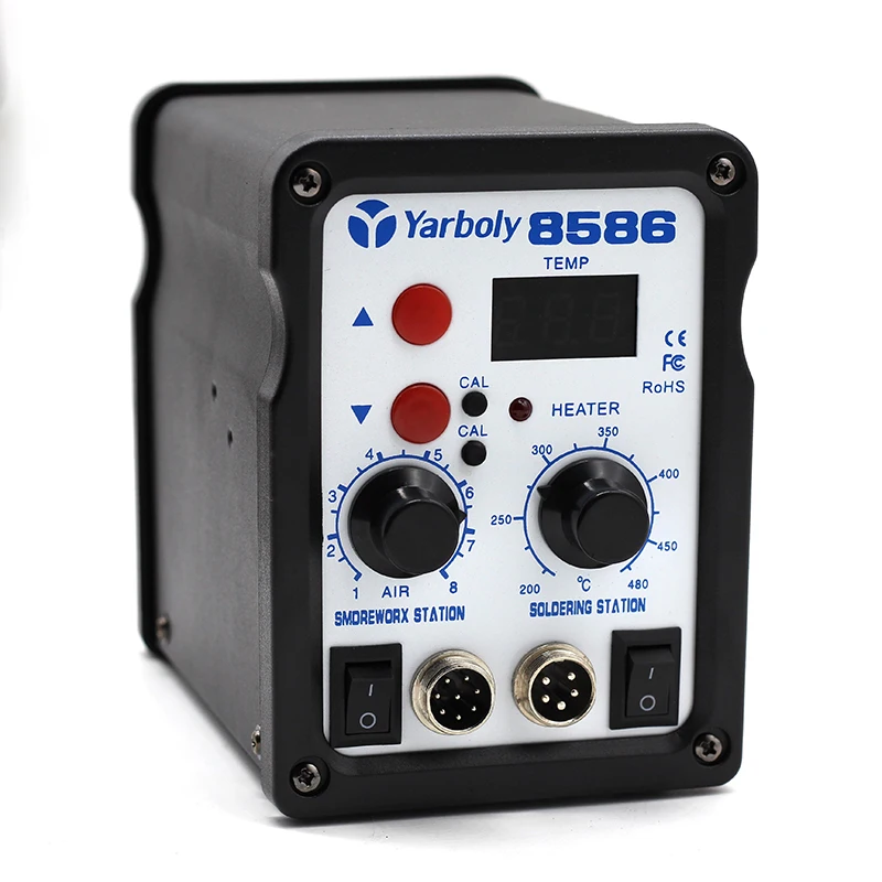 Yarboly паяльник 8586 станция для распайки цифровой SMD BGA паяльная горячая воздушная