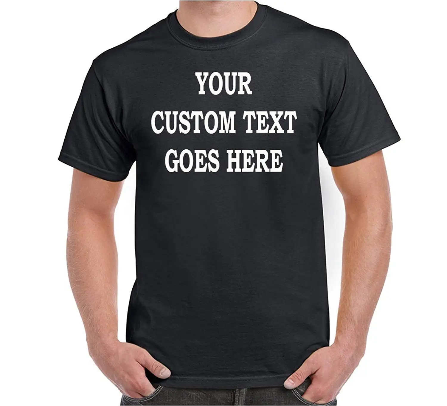 Custommadeinusa Пользовательские Футболка добавить свой собственный текст
