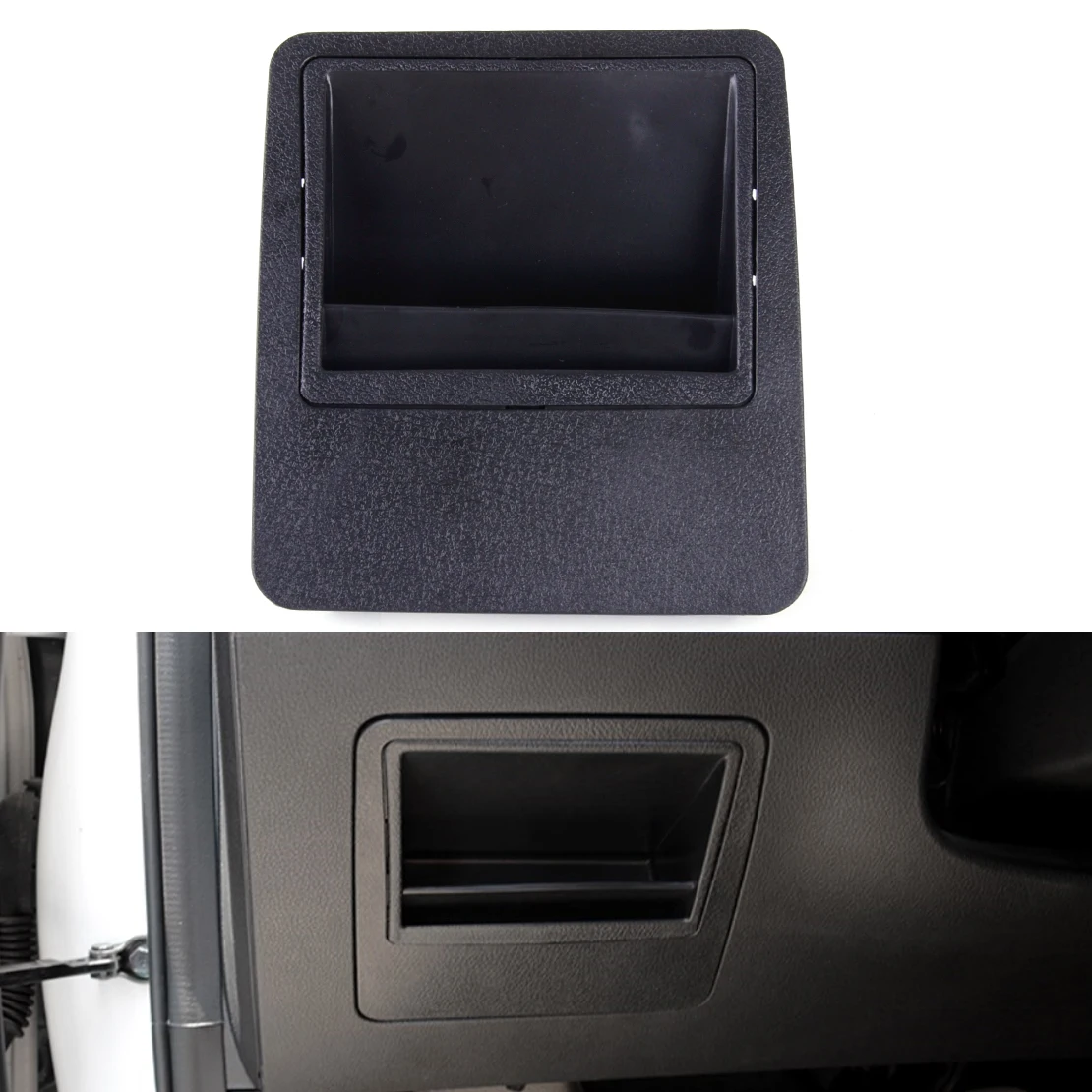 

DWCX Car Center Console Fuse Bin Card Coin Case Storage Box Slot Holder Fit for Hyundai Elantra 2017 Left Hand Drive