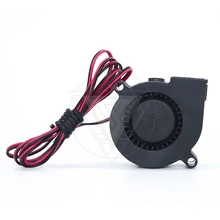 Funsor 5015 50 мм радиальный вентилятор постоянного тока 12 В/24 В 30 см Турбовентилятор охлаждения 1000 мм кабель для Reprap Prusa аксессуары для 3D принтера