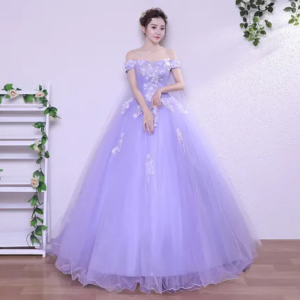 lavender ball dress