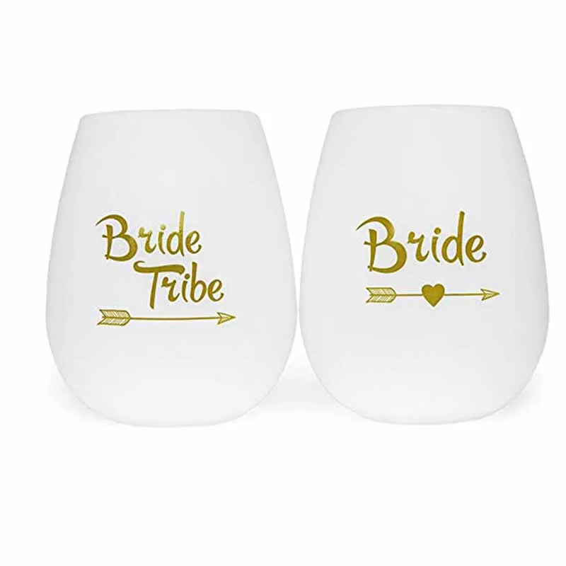perfect for wedding/bridal party hens BRIDE TRIBE Glass Sticker/Decal 