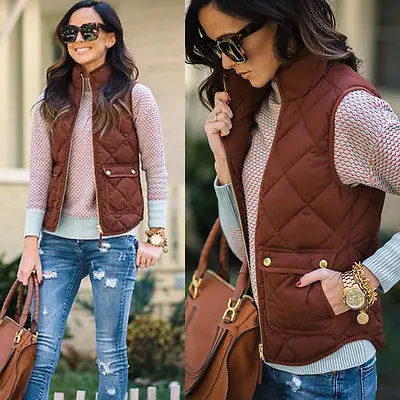 

2018 Autumn Winter Slim Fleece Warm Parka Vest Women Coat Sleeveless Jacket Vest Waistcoat Black Blue Gray Green Red S M L XL