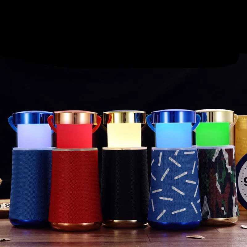 

Portable Bluetooth speaker outdoor multi-functional self-contained LED light Bluetooth speaker stereo lamp Bluetooth sound