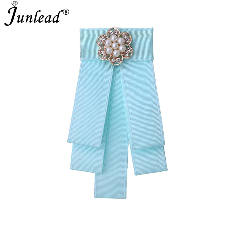 Junlead Charm имитация жемчуга цветок пряжка бант галстук корсаж брошь ювелирное