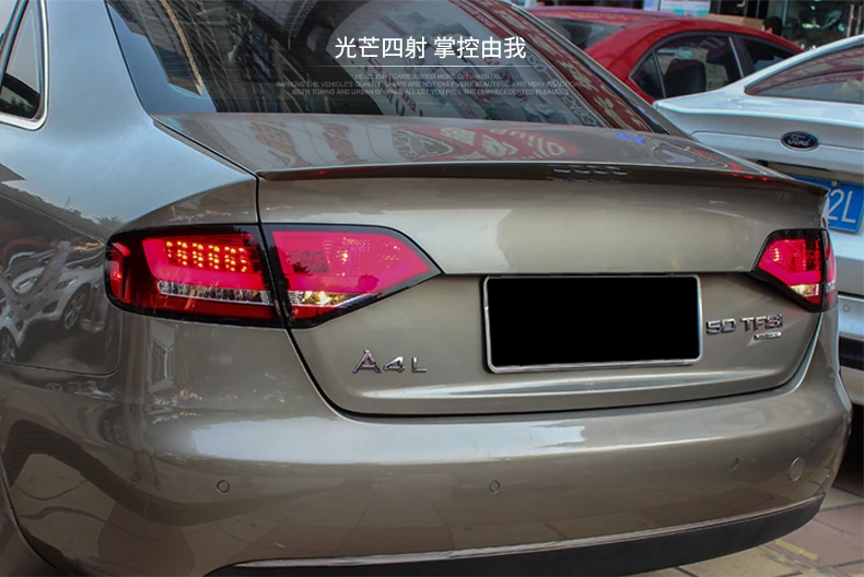 Автомобильный Стайлинг задний фонарь для Audi A4 задние фонари 2009-2012 для A4 заднего света DRL+ указатель поворота+ тормоза+ обратный