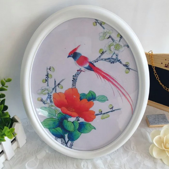 

Classic Oval Photo Frame Wall Decoration Ellipse Picture Frame Wall Frames Wedding Gift