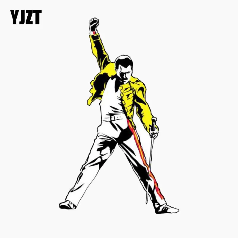 YJZT 9 3 см * 15 2 Автомобильная наклейка забавная королева Freddie Mercury Music