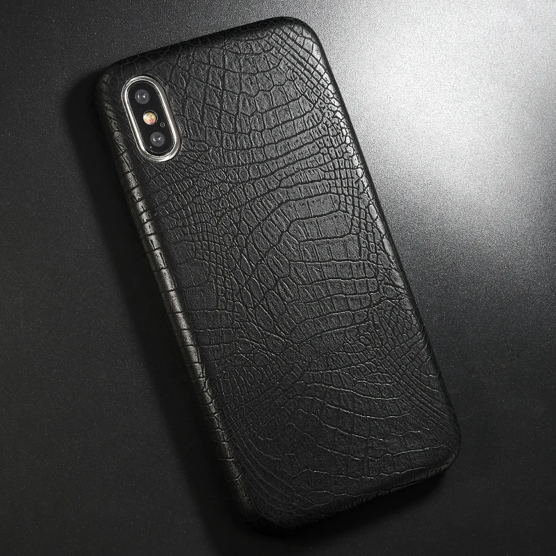 PU Leather Pattern Phone Case for iphone 6 6s 7 8 plus Case Back Cover For iphone X xs max XR Case (7)