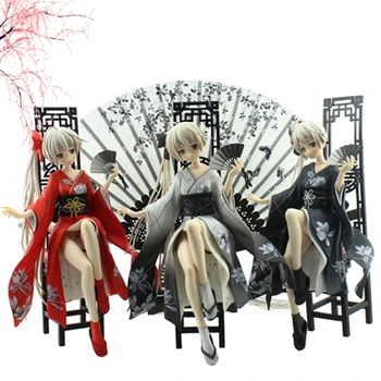 

Anime Game In Solitude Kasugano Sora Kimono with Fan 3 Color Action Figure Kasugano Sora Toys Collection Model Doll Toys Gift