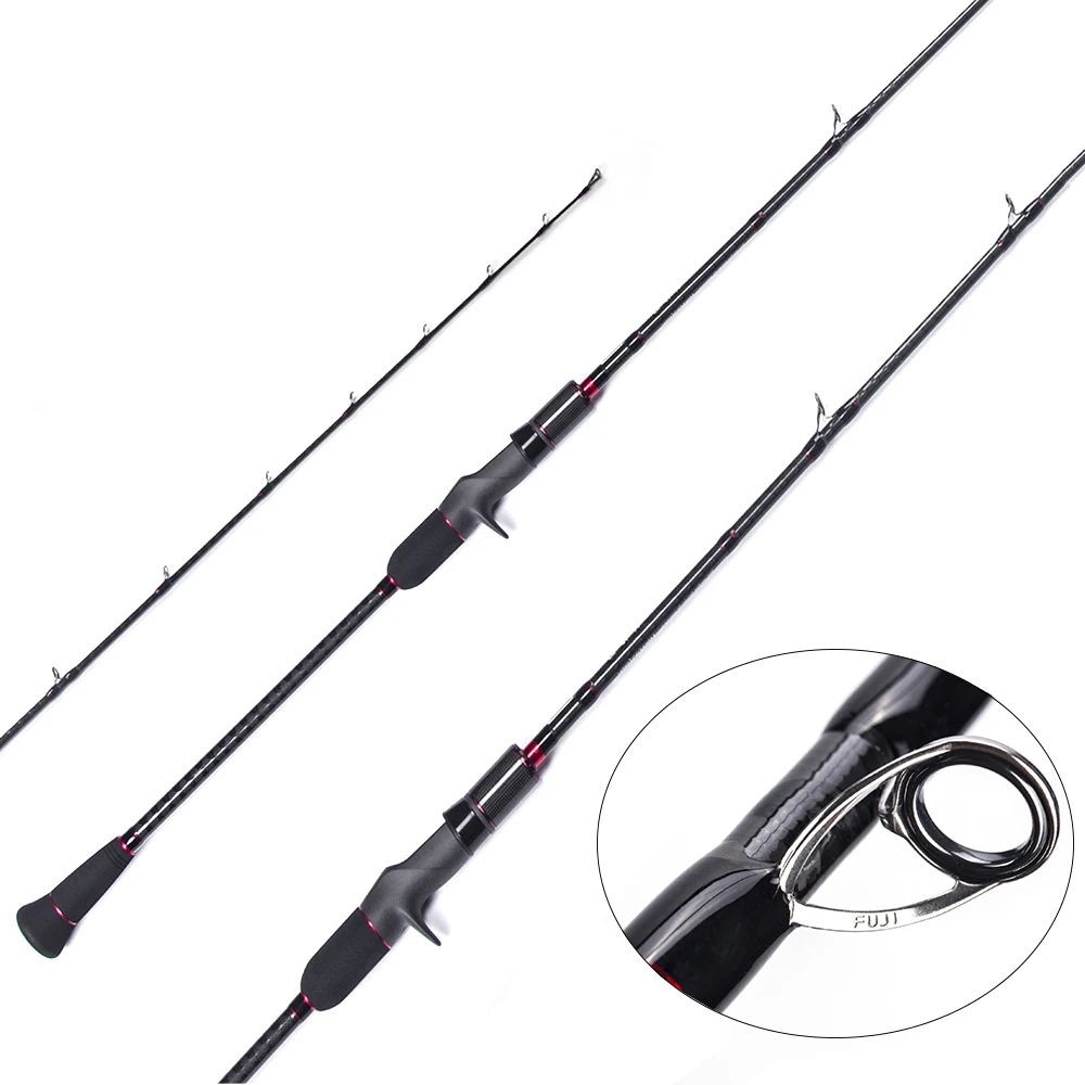 

Noeby infinite A6 slow jigging fishing rod high carbon 1 piece fuji sic guide eva handle